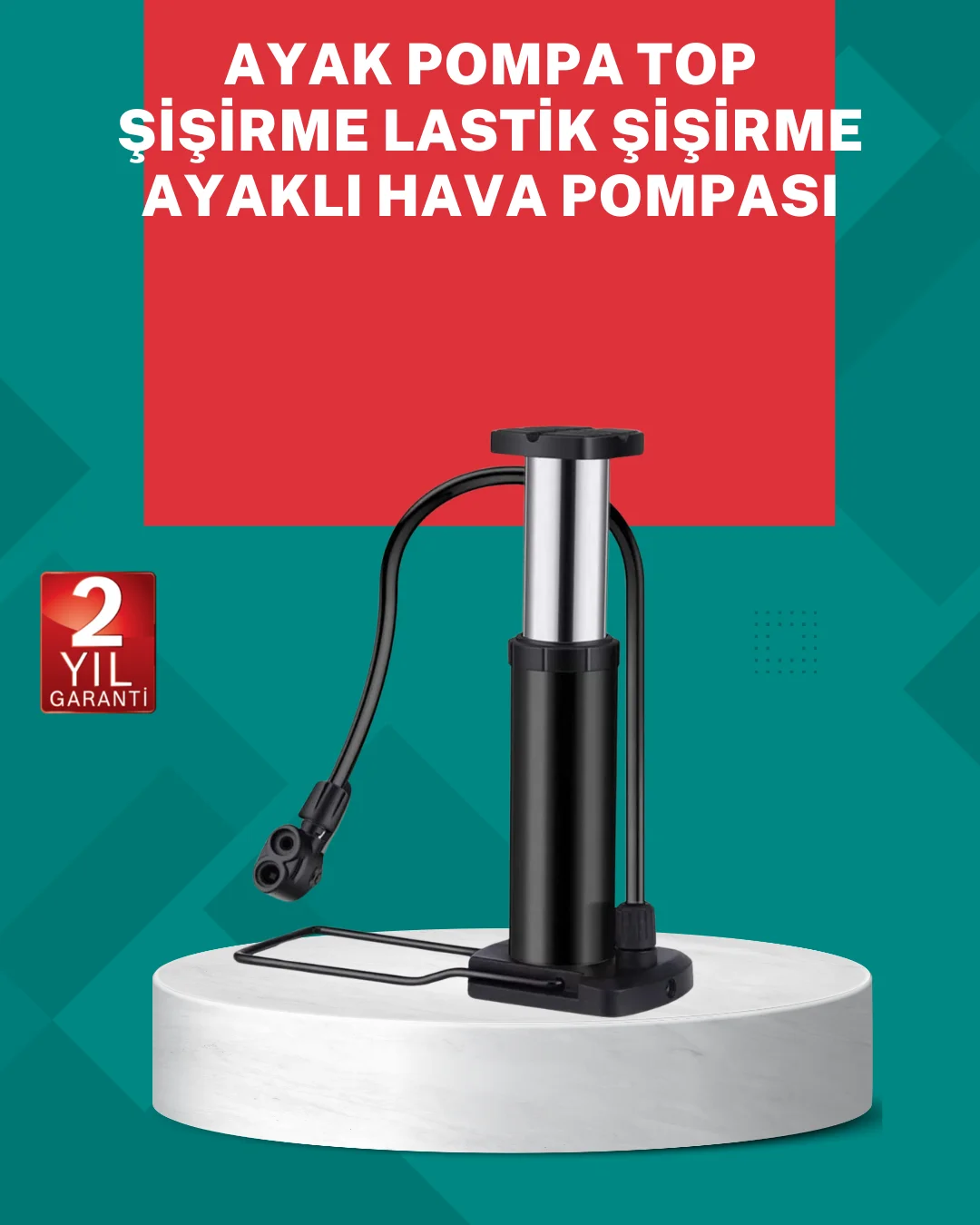 Manuel Ayak Pompası Extra Güçlü Lastik Şişirme Pompası Fiyatı, Yorumları ve Özellikleri
