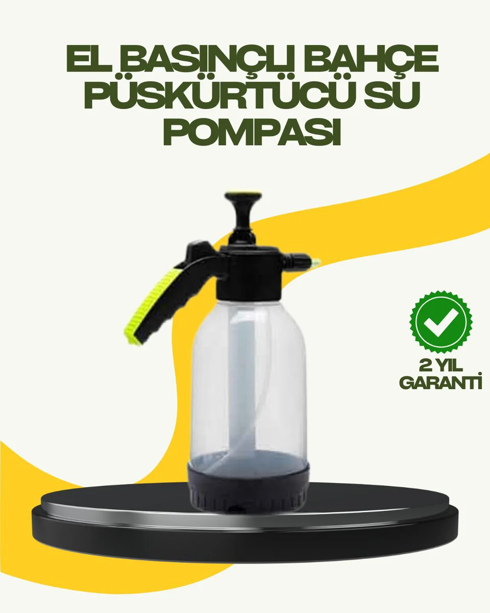 Manuel Basınçlı Köpük Püskürtücü 2 Litre - Profesyonel Araba Yıkama Ekipmanı