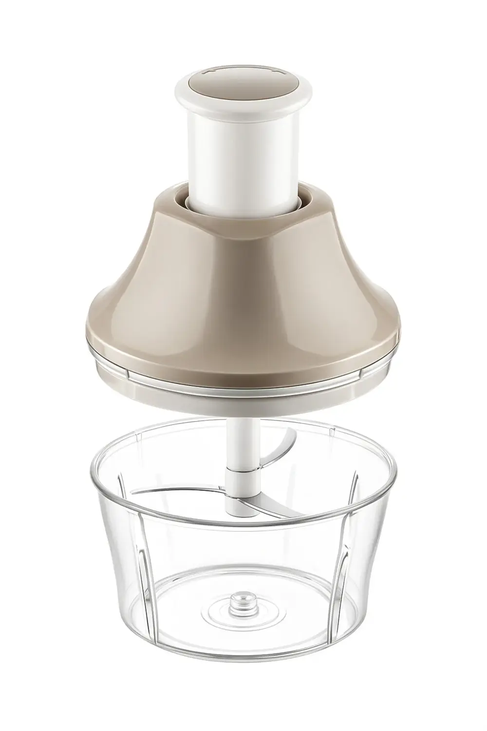 Manuel Basmalı 3 Bıçaklı El Rondosu Hızlı Kesim Pratik Mutfak Doğ