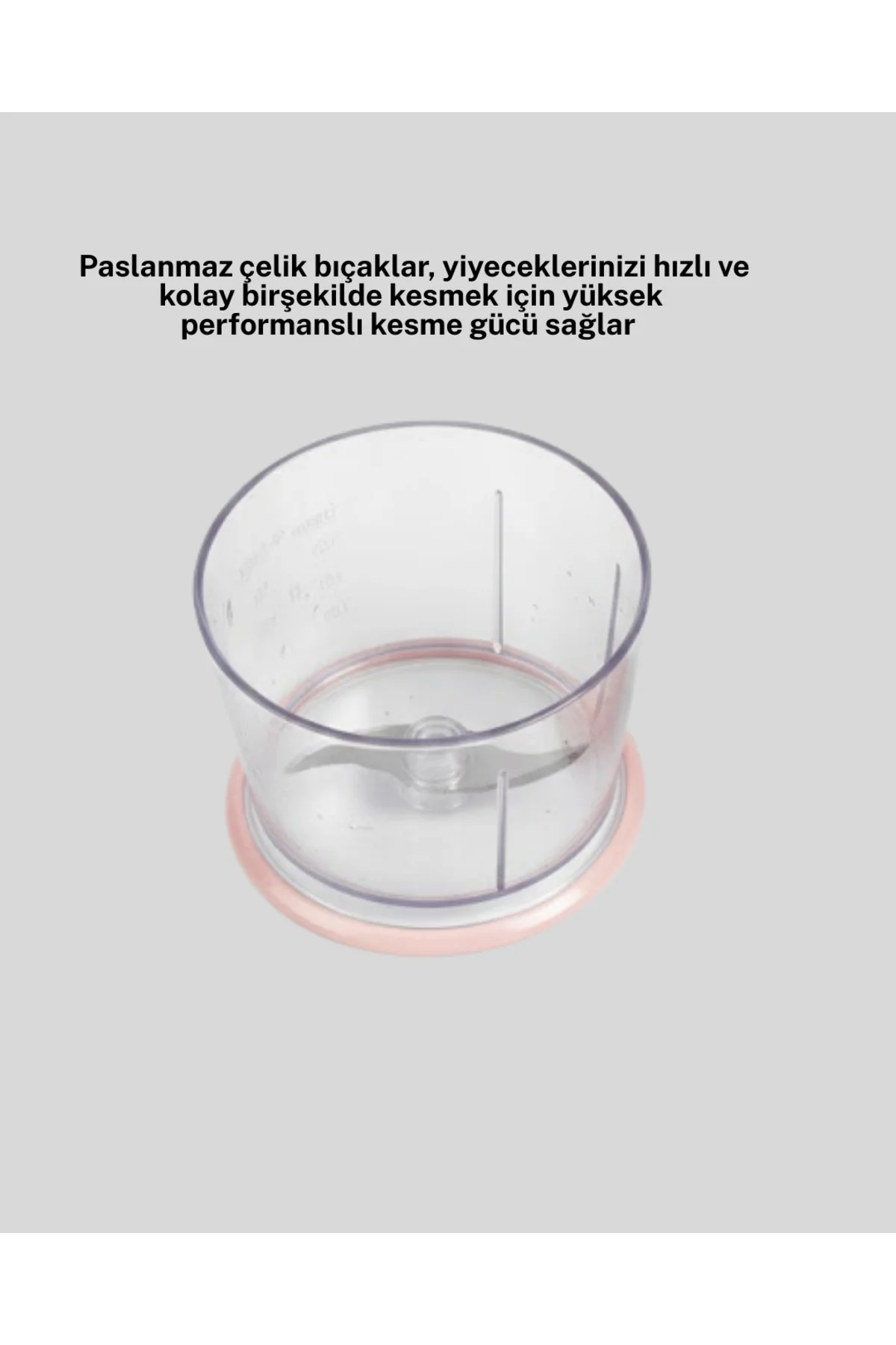 Manuel Mutfak Rondosu Keskin Bıçaklı Geniş Hazneli - Lisinya