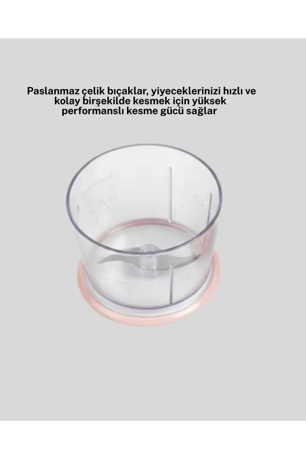 Manuel Mutfak Rondosu Keskin Bıçaklı Geniş Hazneli