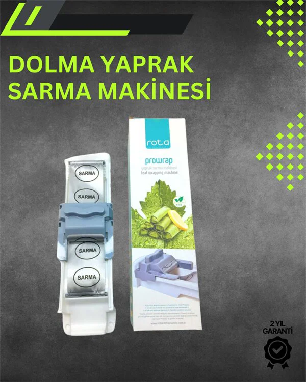 Manuel Yaprak Sarma Cihazı - Kolay Temizlenebilir, Hızlı ve Ergonomik Sarma Aleti