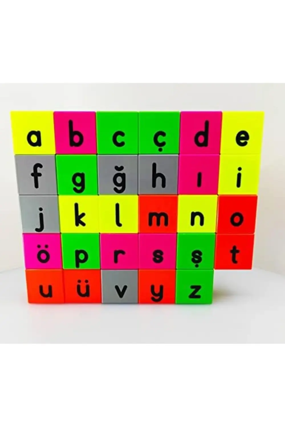 Manyetik Alfabe (5 Harf Grubu-29 Mıknatıslı Küp) 395519