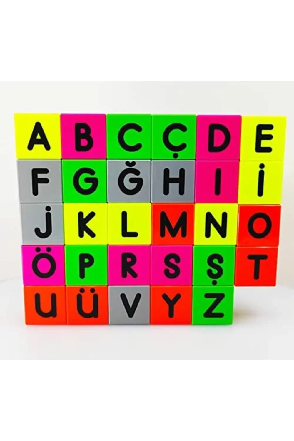Manyetik Alfabe (5 Harf Grubu-29 Mıknatıslı Küp) 395519