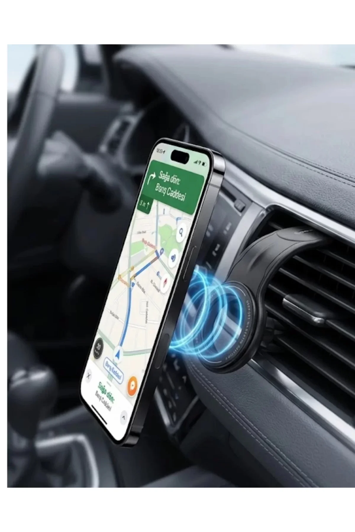Manyetik Araç Telefon Tutucu 360 Derece Döner Güçlü Mıknatıslı St