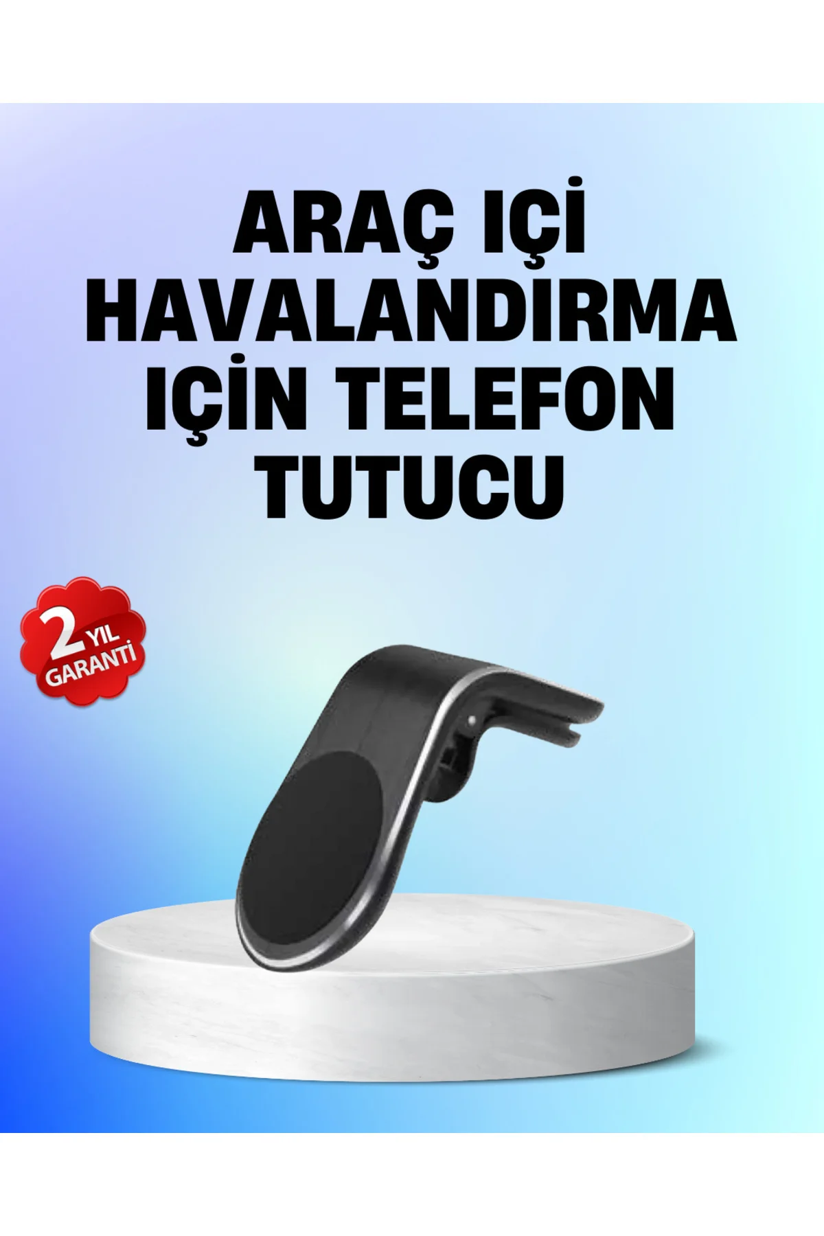 Manyetik Araç Telefon Tutucu – 360° Döner Kalorifer Petekli