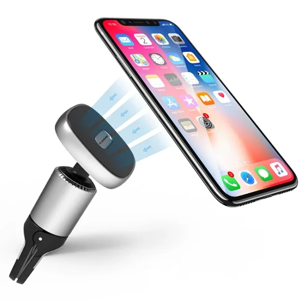Manyetik Araç Telefon Tutucu - 360° Döner Güçlü Mıknatıslı Havalandırma Tipi Universal