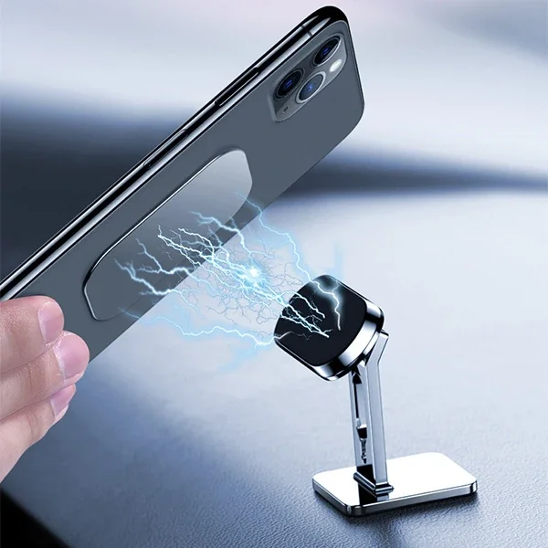 Manyetik Araç Telefon Tutucusu - 360° Dönebilir Kuvvetli Mıknatıslı Stand