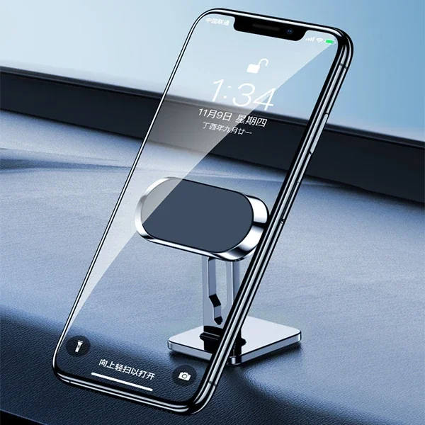 Manyetik Araç Telefon Tutucusu - 360° Dönebilir Kuvvetli Mıknatıslı Stand