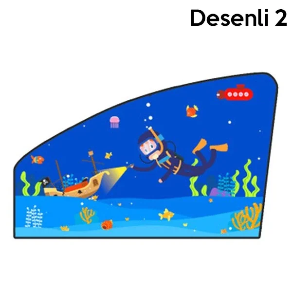 Manyetik Araç Yan Cam Güneşliği - Katlanabilir & Sevimli Desenli Fiyatı, Yorumları ve Özellikleri