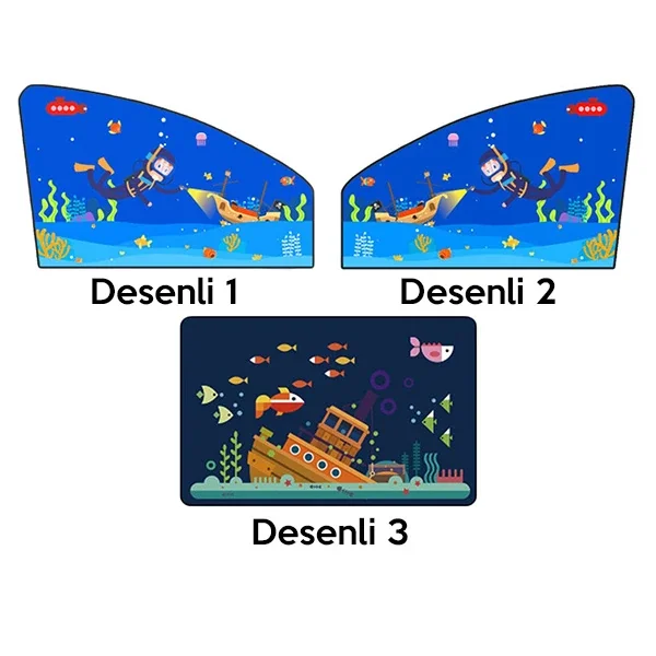 Manyetik Araç Yan Cam Güneşliği - Katlanabilir & Sevimli Desenli Fiyatı, Yorumları ve Özellikleri
