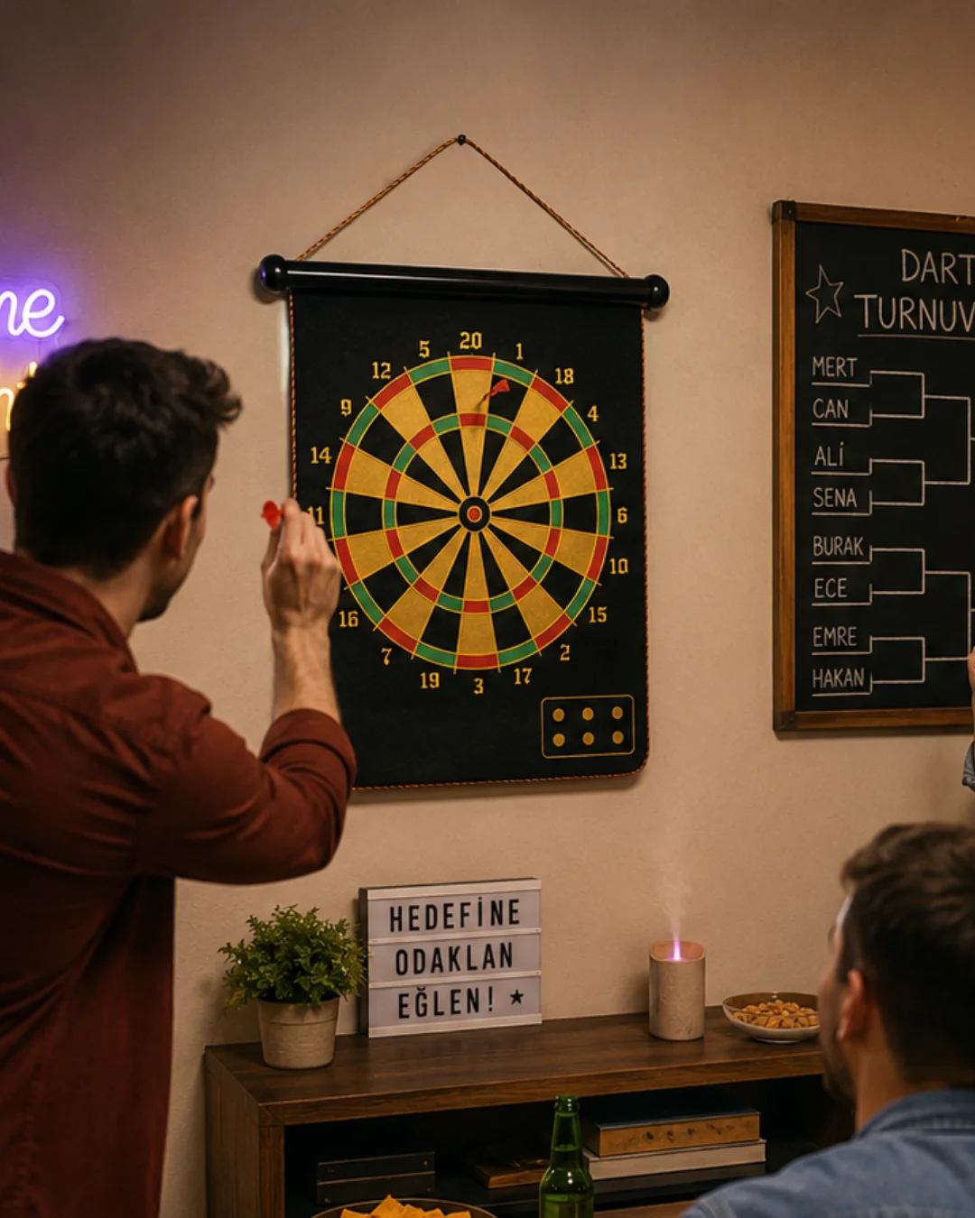 Manyetik Dart Oyunu Katlanabilir Güvenli Dart Seti 6 Ok Hediyeli Manyetik Dart Oyunu Katlanabilir Güvenli Dart Seti 6 Ok Hediyeli