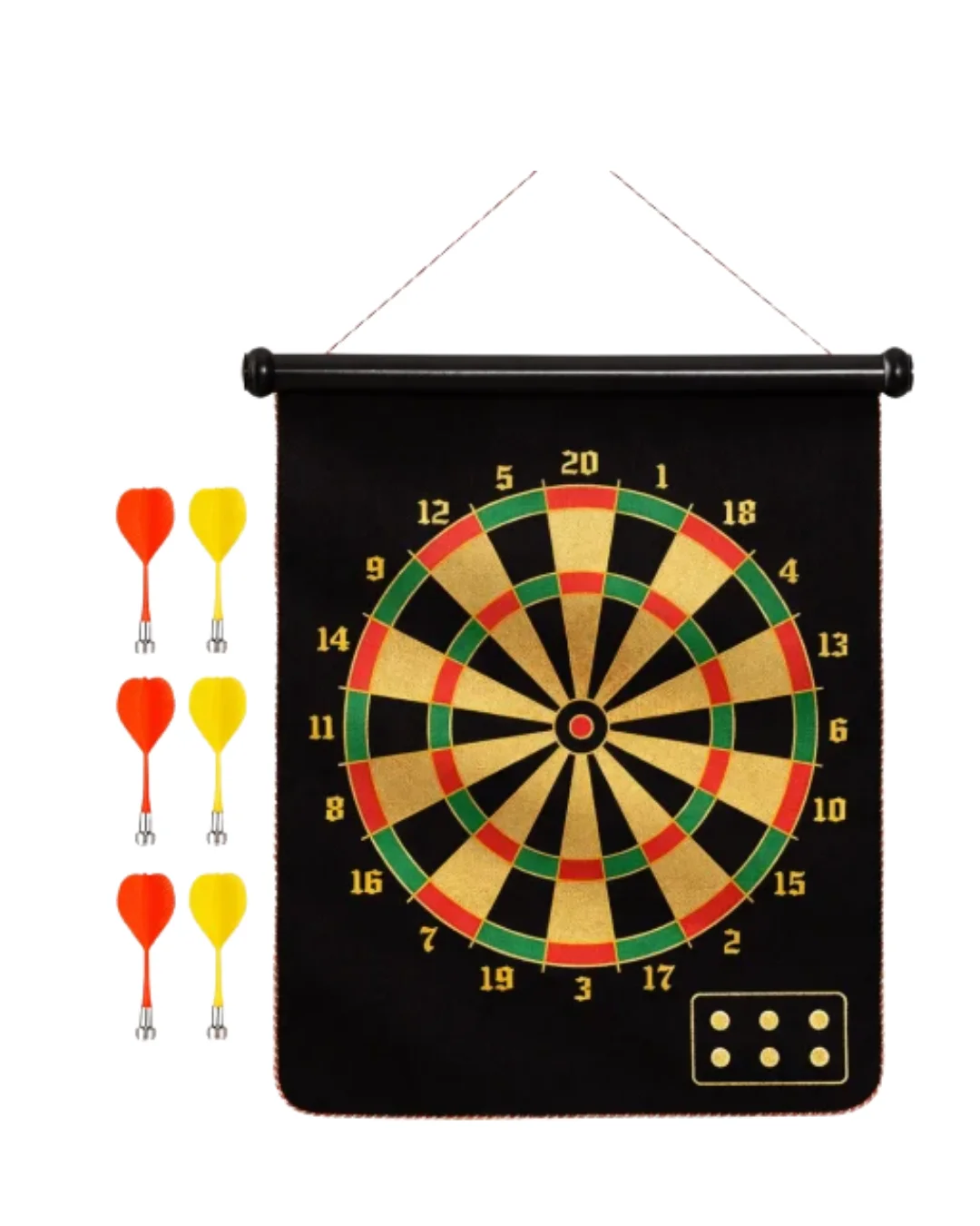 Manyetik Dart Oyunu Katlanabilir Güvenli Dart Seti 6 Ok Hediyeli