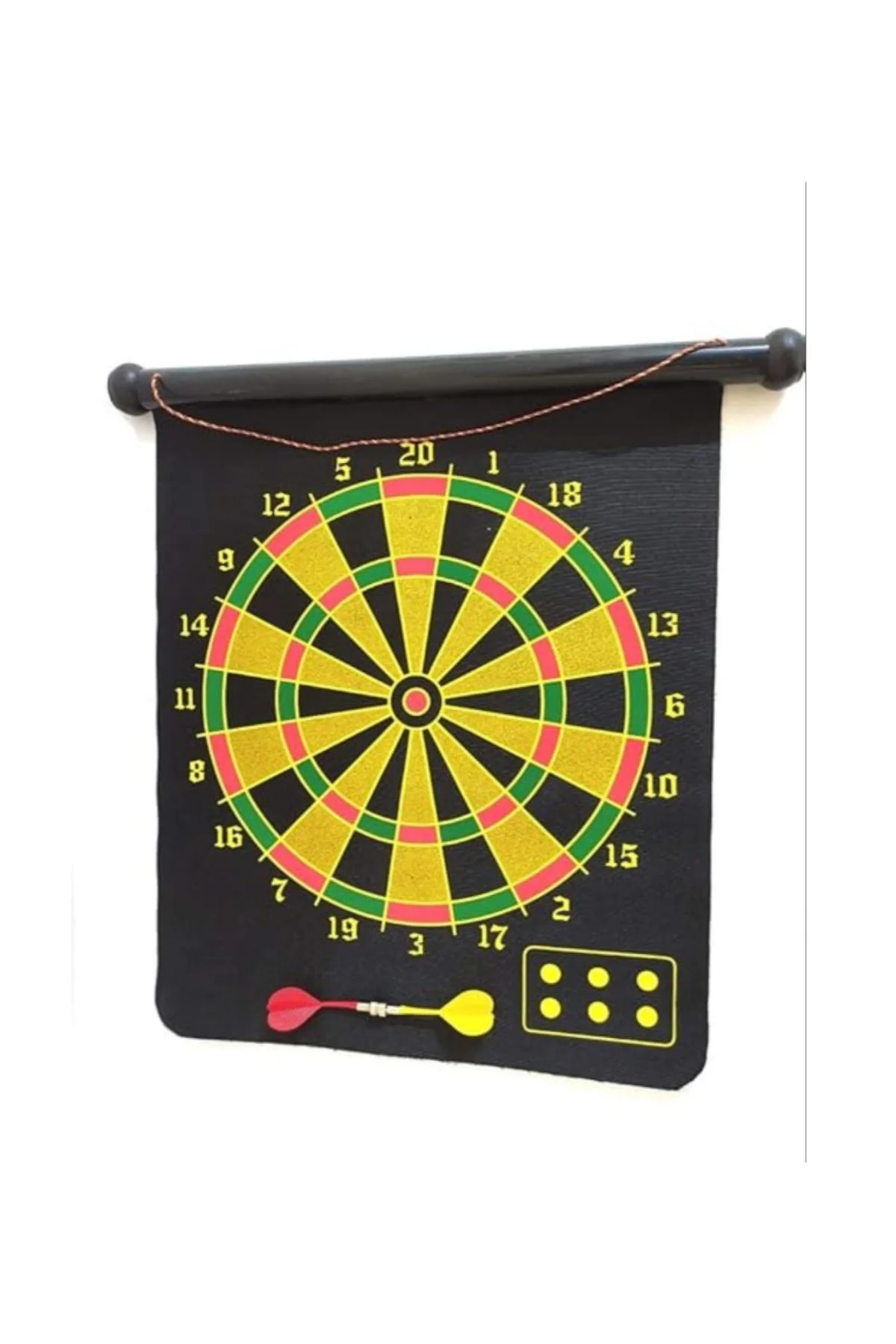 Manyetik Dart Oyunu Katlanabilir Güvenli Dart Seti 6 Ok Hediyeli