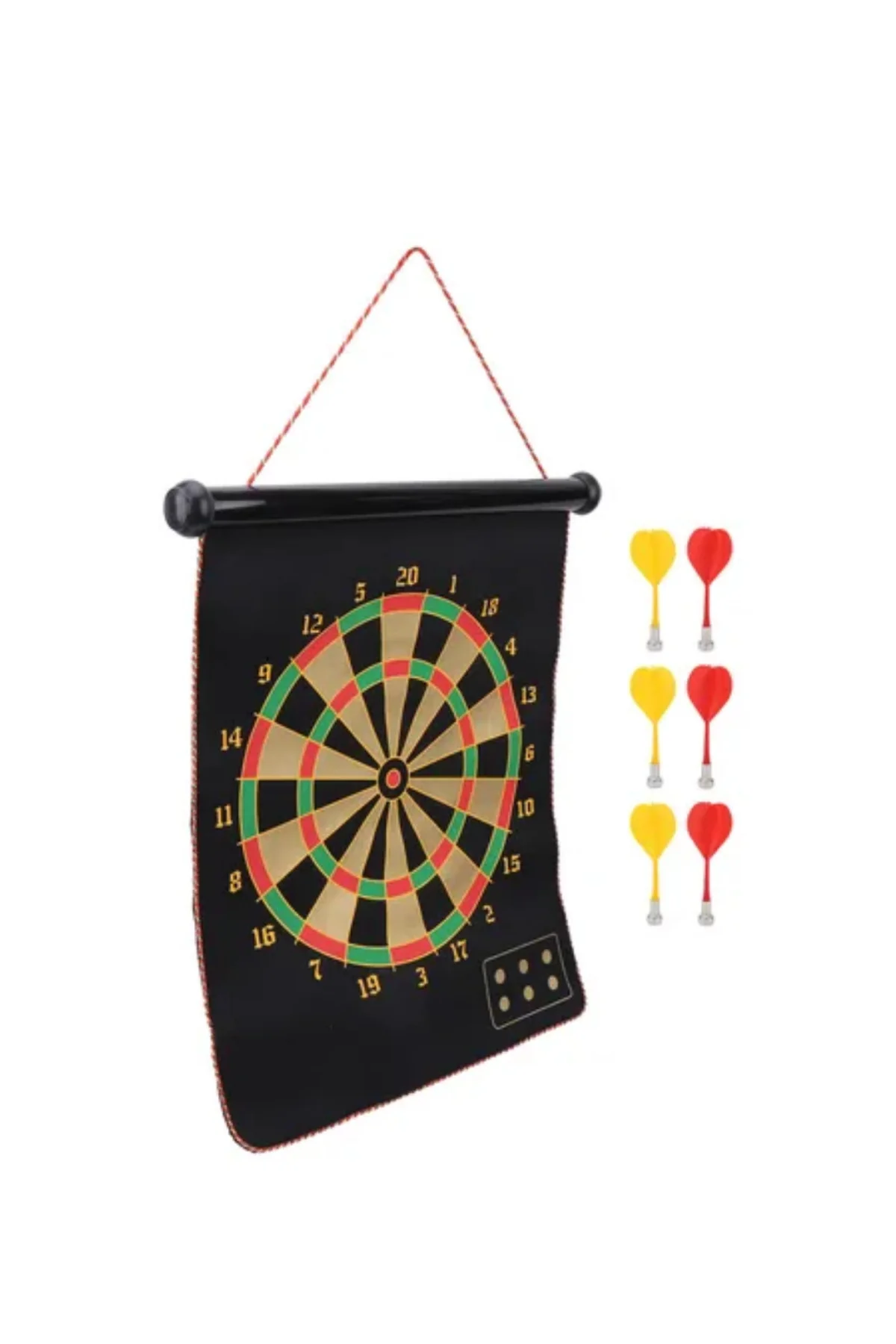 Manyetik Dart Oyunu Katlanabilir Güvenli Dart Seti 6 Ok Hediyeli