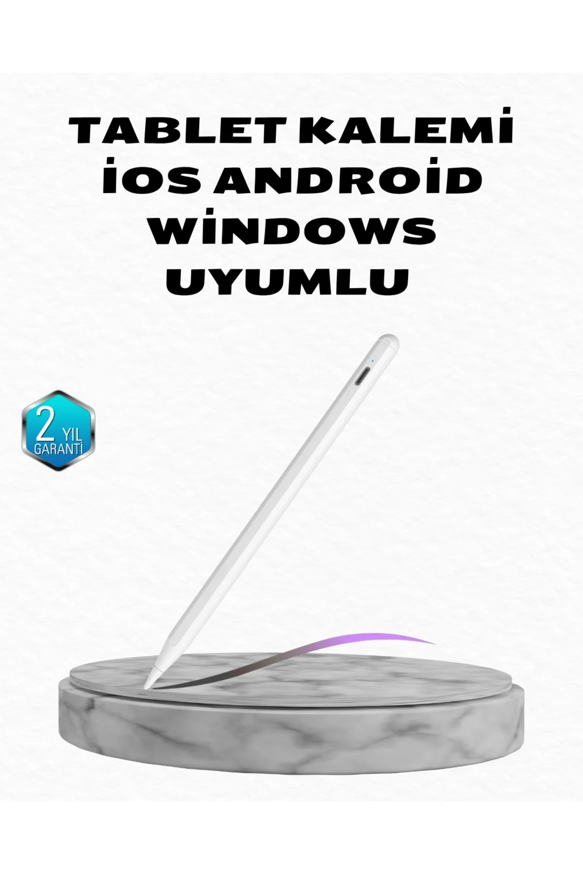 Manyetik Dokunmatik Kalem – Bluetooth Gerektirmeyen, Type-C Şarjl