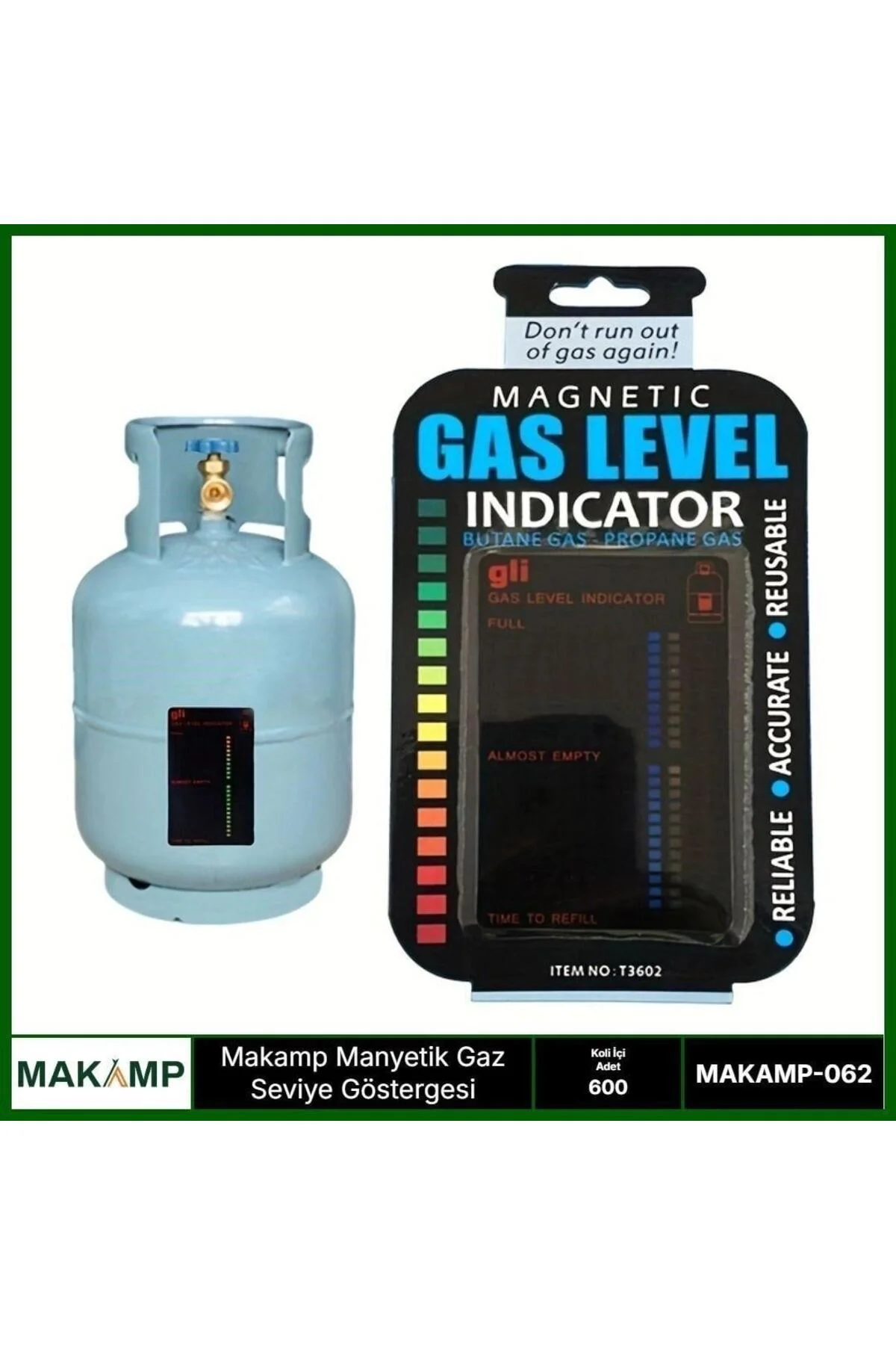 Manyetik Gaz Seviye Ölçeri