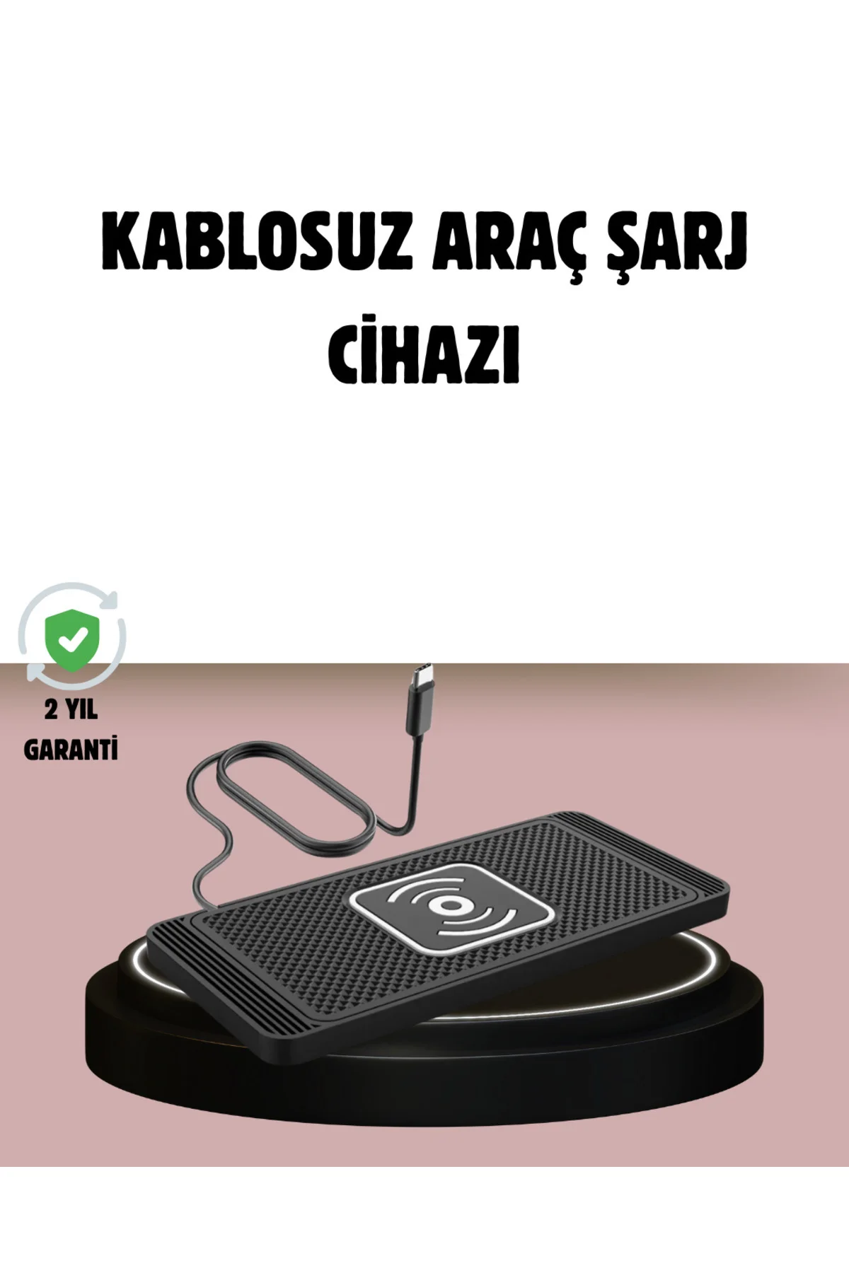 Manyetik Kablosuz Araç Şarj Cihazı – Hızlı Şarj, Kaymaz Taban, Güvenli Kullanım