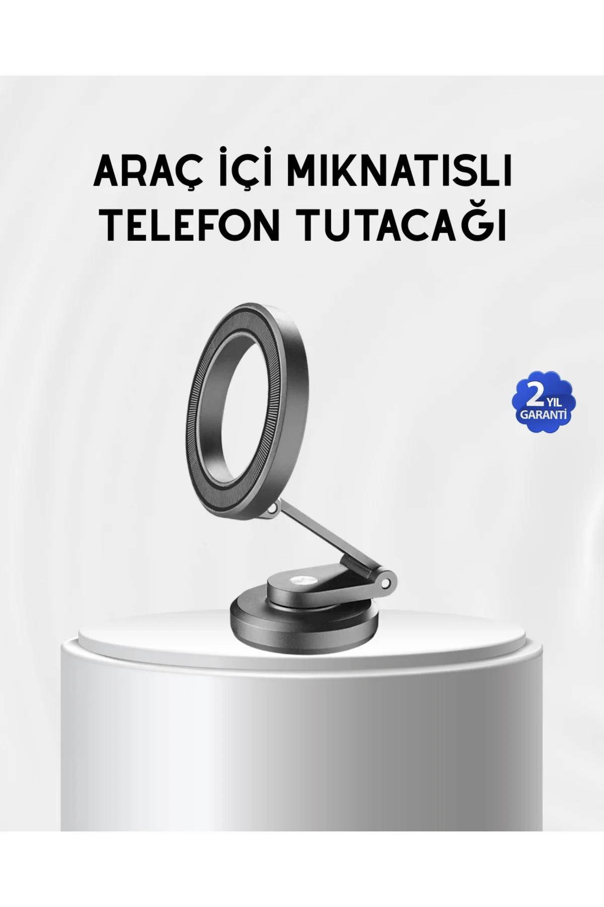 Manyetik Katlanabilir Araç Telefon Tutucu – MagSafe Uyumlu, 360° Ayarlanabilir, Güçlü Mıknatıs