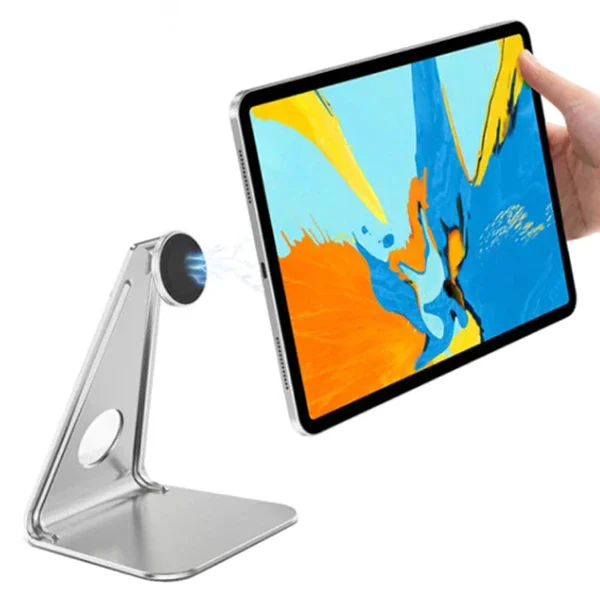 Manyetik Masa Üstü Tablet Telefon Tutucu - 360° Ayarlanabilir Mıknatıslı Stand