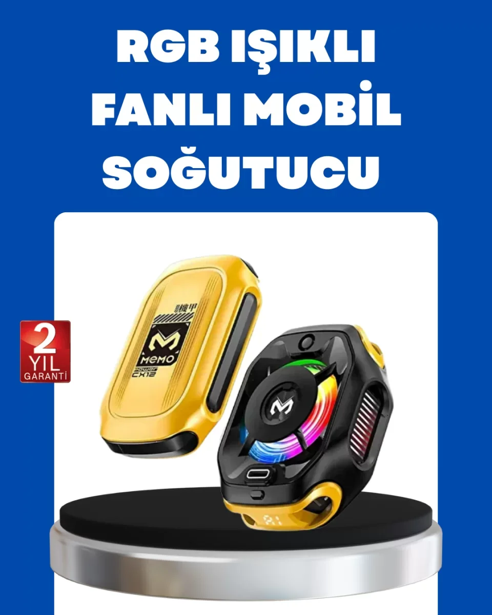 Manyetik Montajlı Dijital Ekranlı Telefon Soğutucu - Lisinya