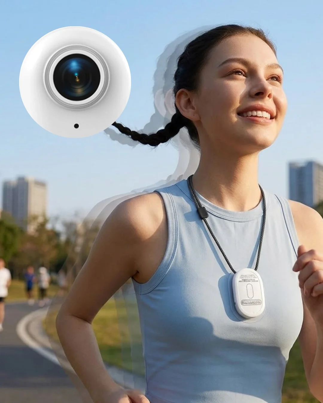 Manyetik Sabitlemeli 4K Spor Kamera Geniş Açı Lens ve Mobil Bağla