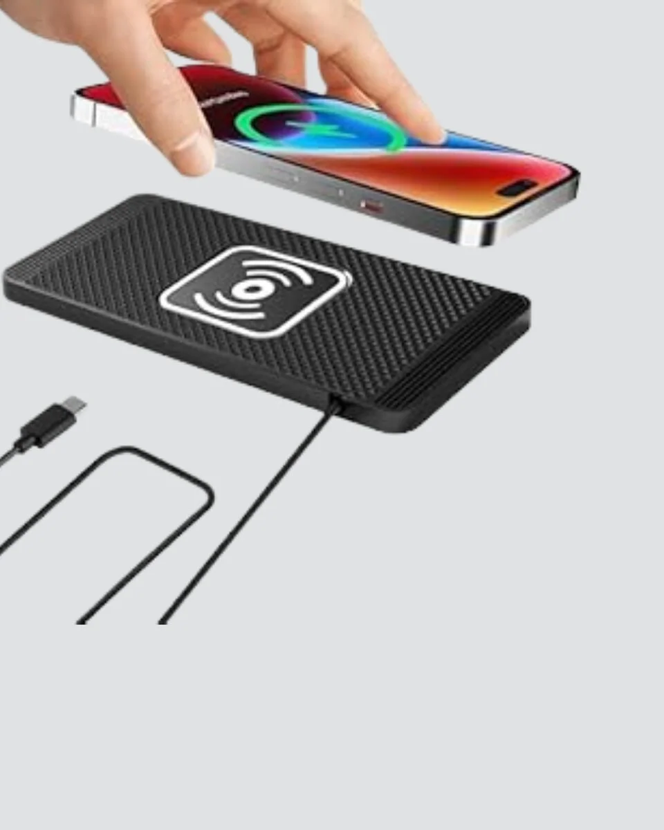 Manyetik Şarj Pedi 7.5W 10W 15W - Kaymaz Tabanlı Hızlı Şarj Kiti
