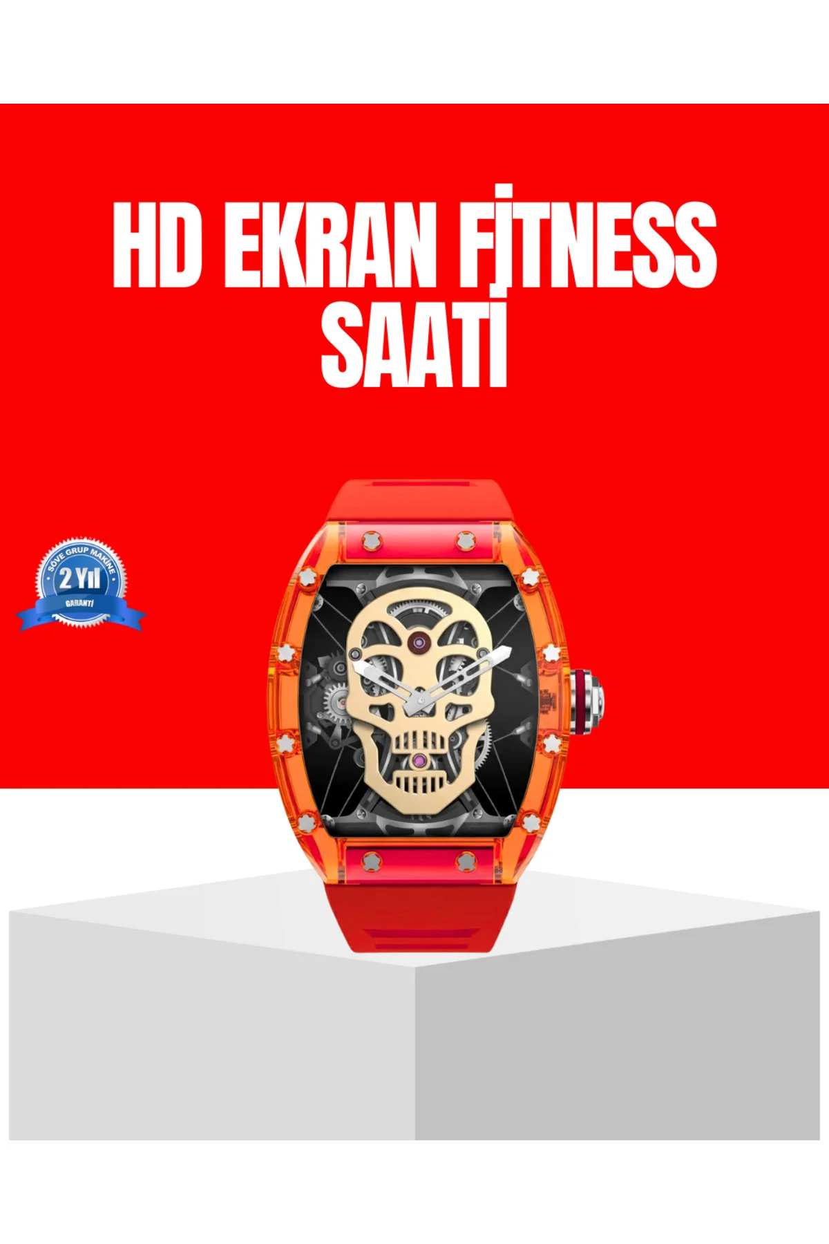 Manyetik Şarjlı Akıllı Saat iOS Android Uyumlu