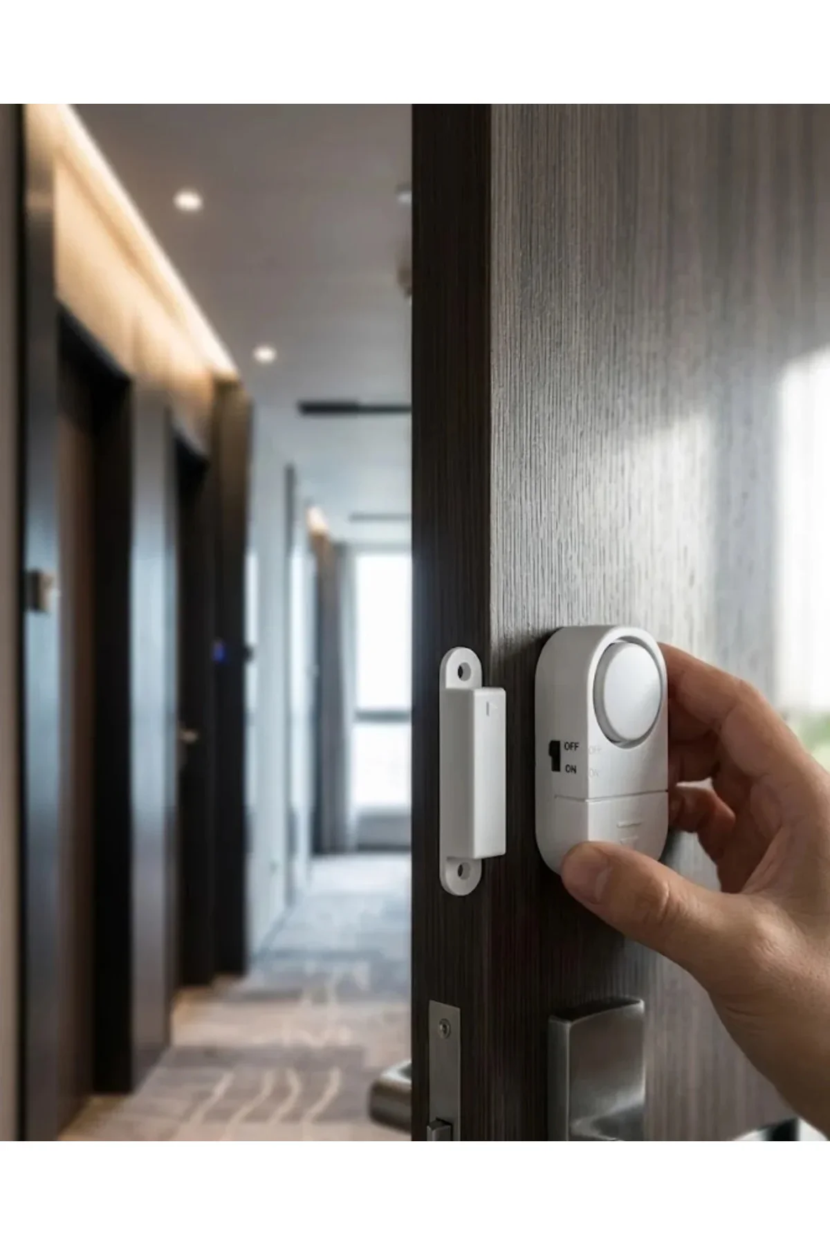 Manyetik Sensörlü Alarm Kapı Pencere İçin 90 dB Güçlü Sesli Uyarı Siste