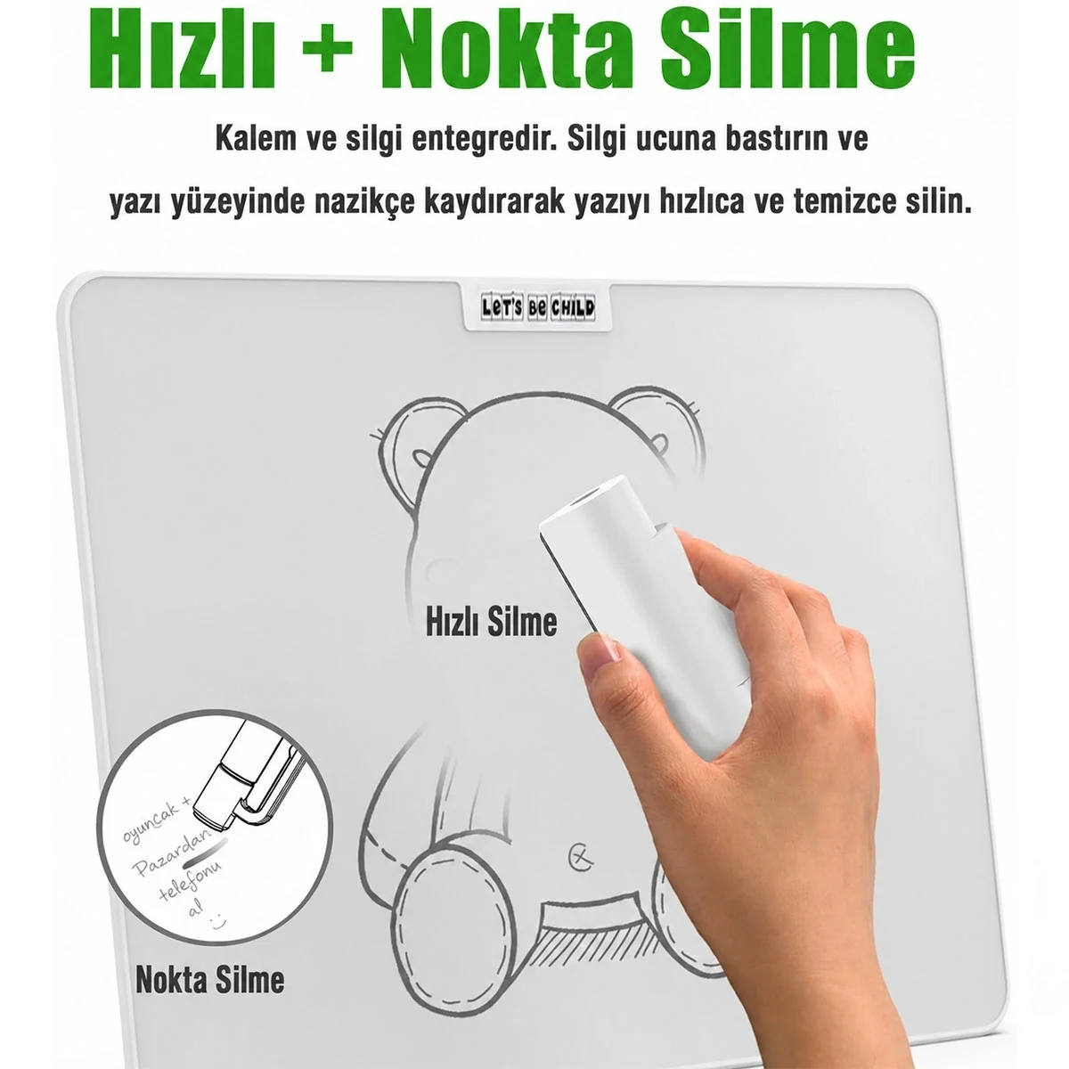 Manyetik Sihirli Yazı Tahtası 15'' - 38 cm Fiyatı, Yorumları ve Özellikleri