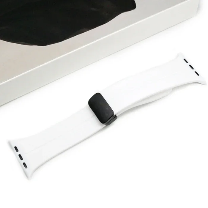 Manyetik Silikon Apple Watch Kayışı 38-41mm - Terleme ve Koku Yapmaz