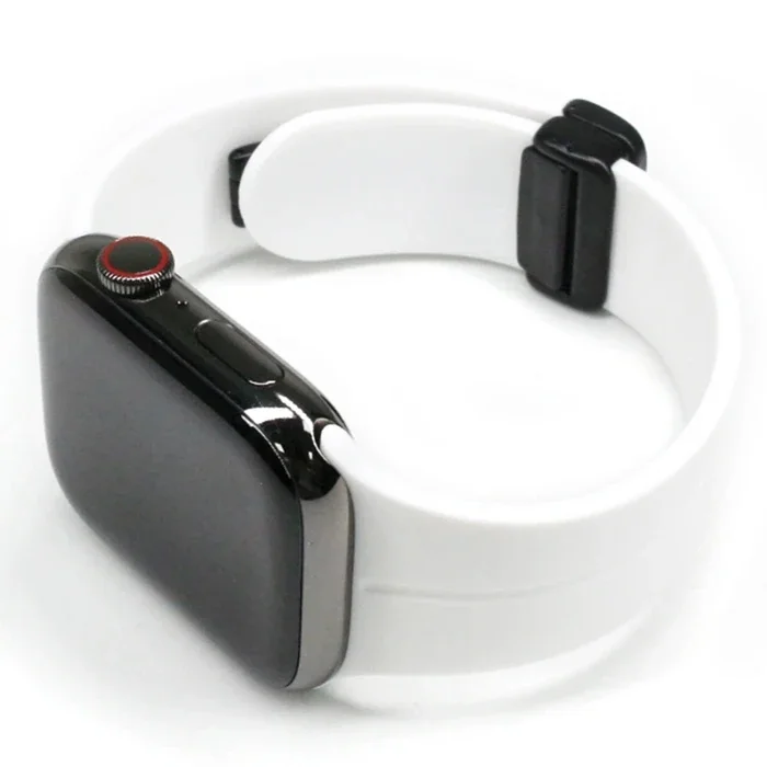 Manyetik Silikon Apple Watch Kayışı 38-41mm - Terleme ve Koku Yapmaz