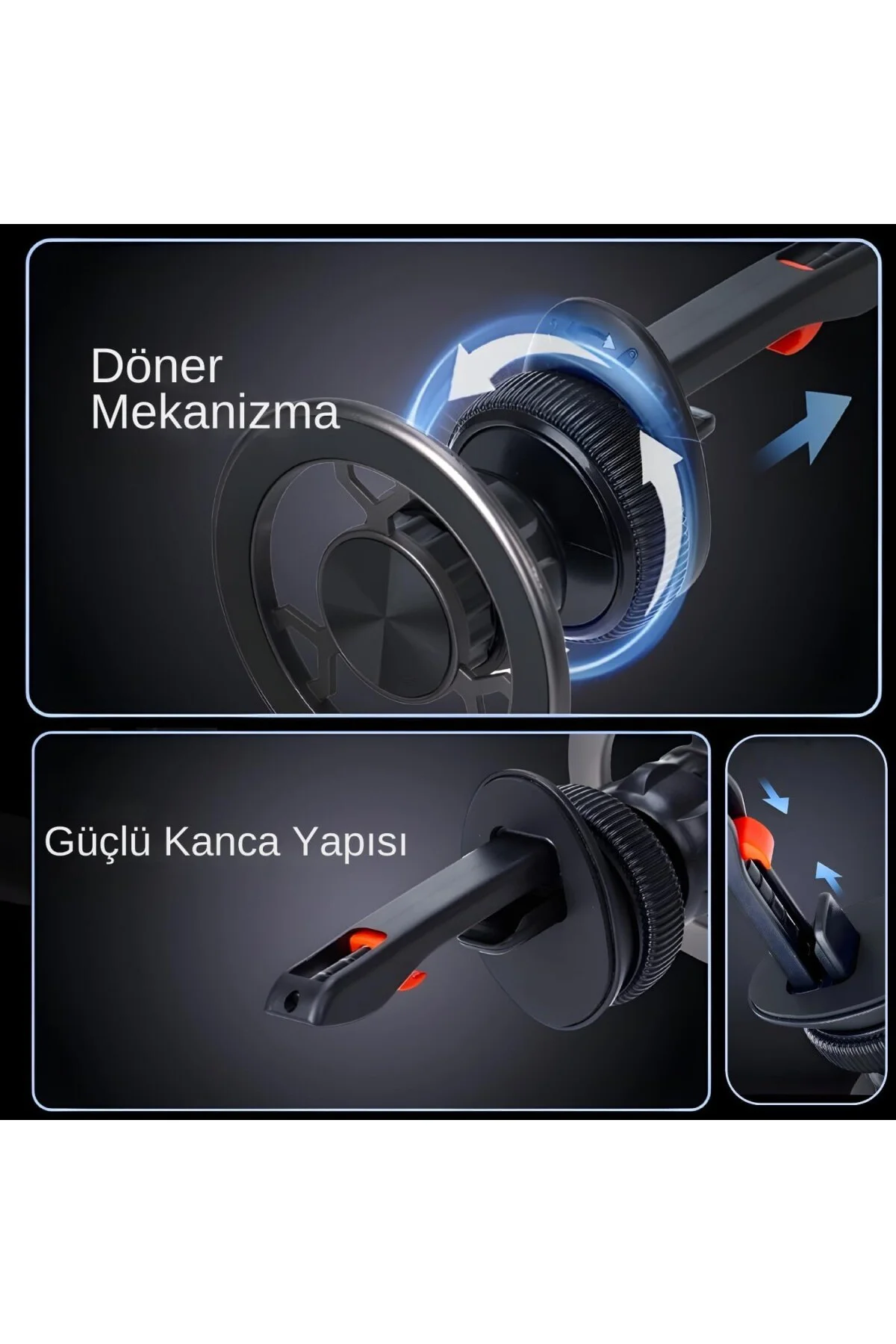 Manyetik Telefon Tutucu MagSafe İle Uyumlu Havalandırma İçin [Güç