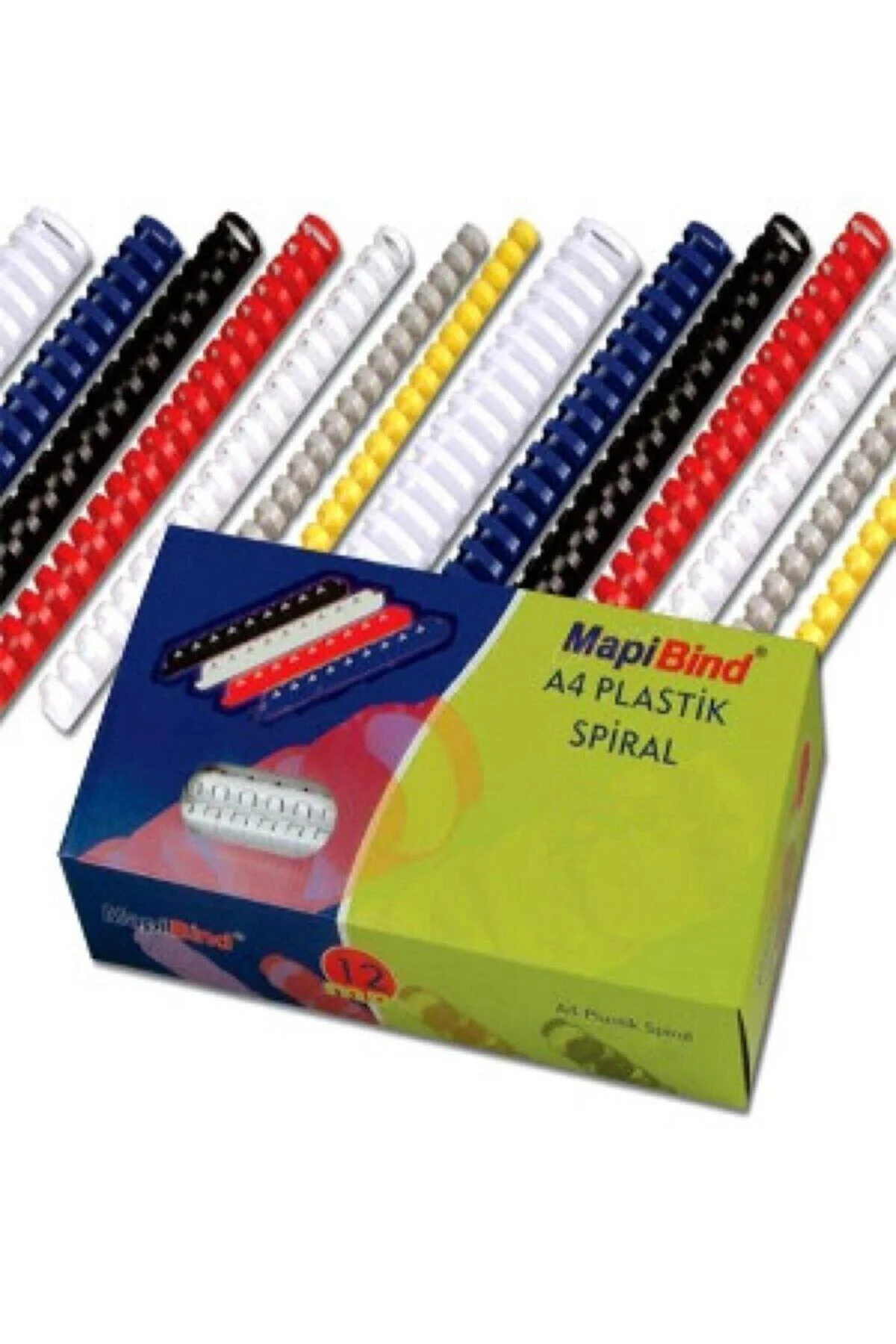 Mapibind Spiral Plastik 320-380 Syf 50 Li 38 Mm Beyaz 201 38 00 -