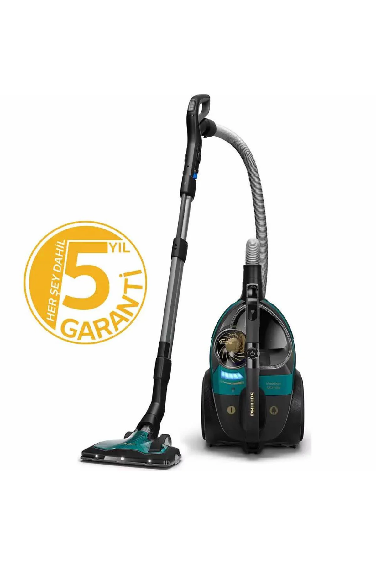 Marathon Ultimate Torbasız Süpürge, PowerCylone10, NanoClean, TriActive+LED, XB9185/07