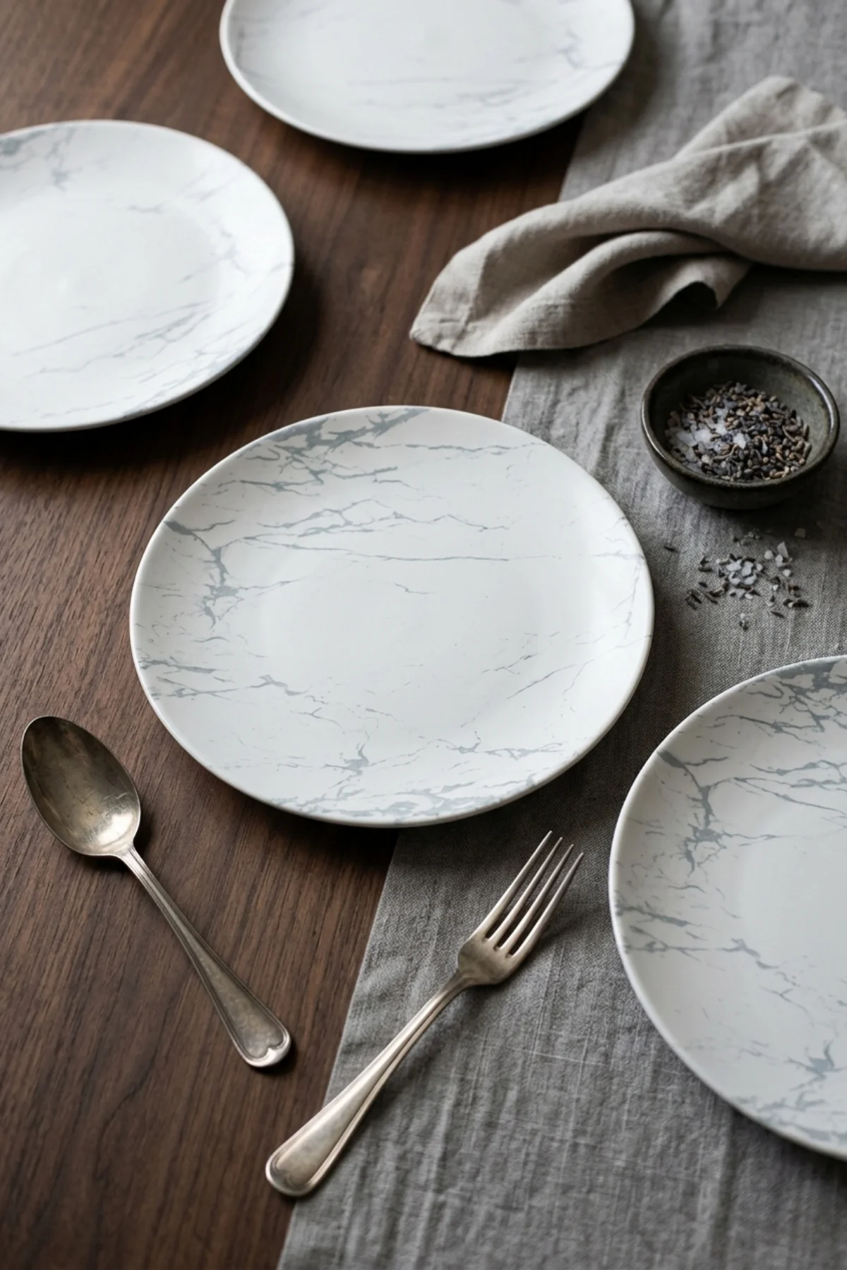 Marble Ege Pasta Tabağı 20 Cm 4 Parça 20992