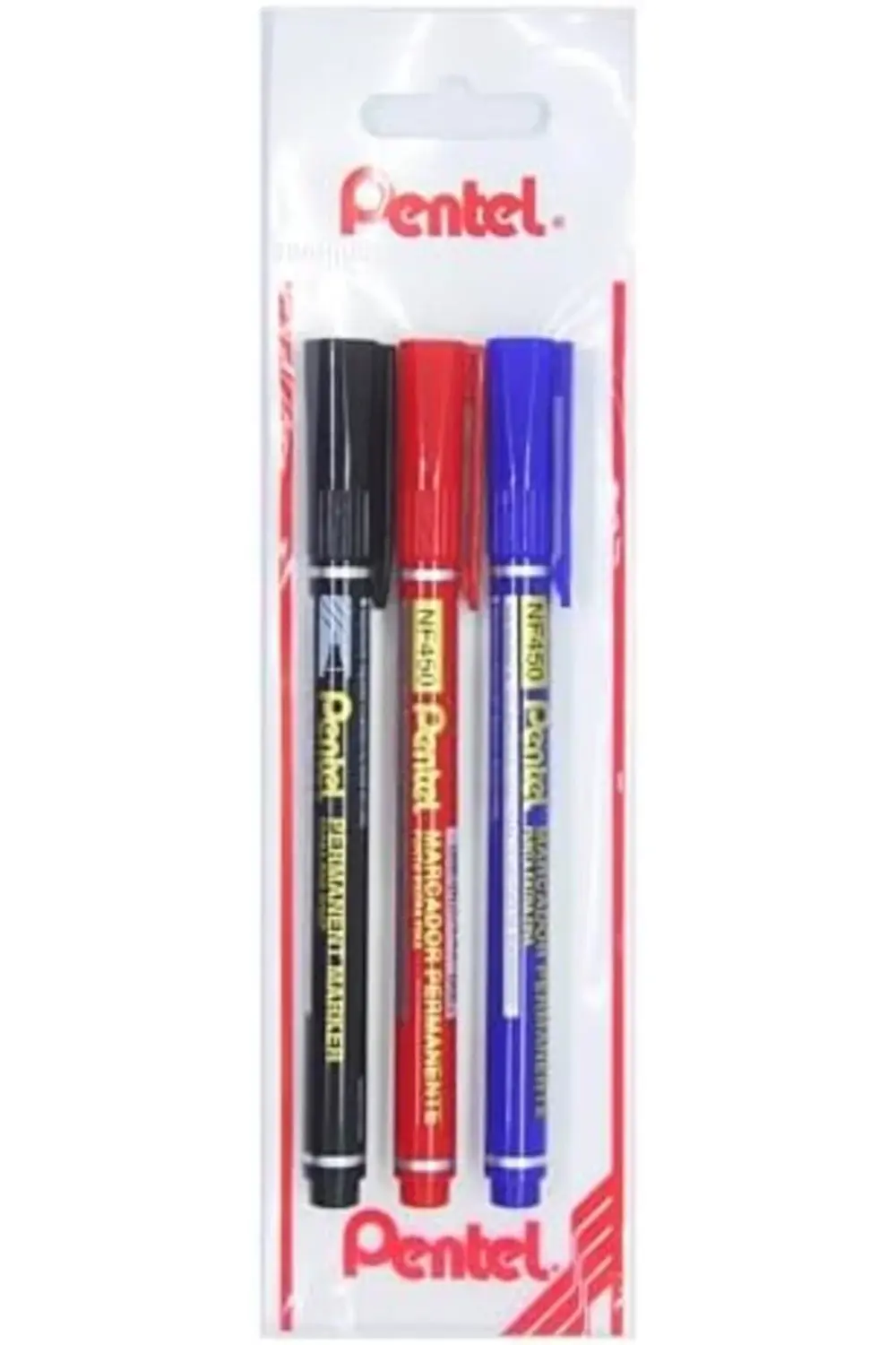 MARCADOR Permanent Markör - Ekstra İnce Uç SİY-KIR-MAV 1178227