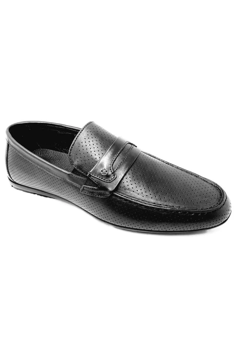 MARCOMEN 152-17028 Siyah Erkek Günlük Loafer Ayakkabı - Görsel 3