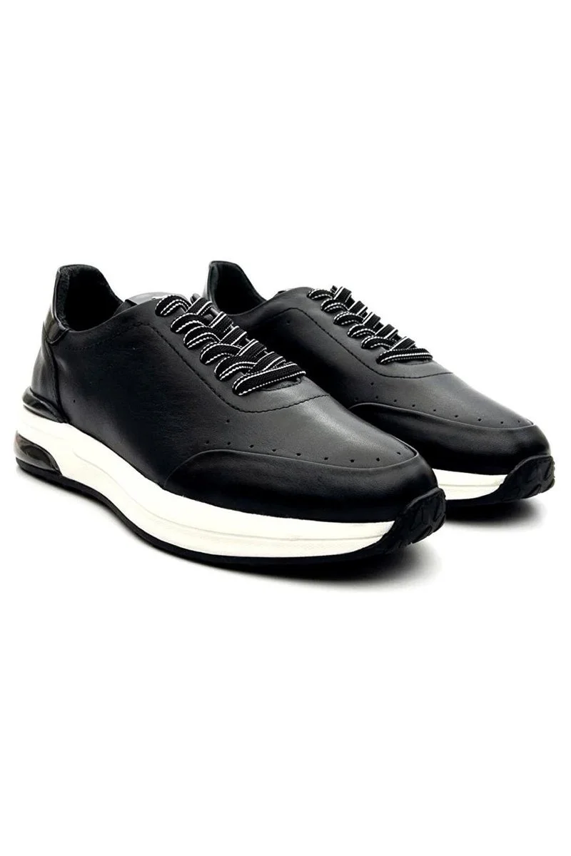 MARCOMEN 19512 Erkek Hakiki Deri Günlük Premium Casual Sneaker Ay - Görsel 4