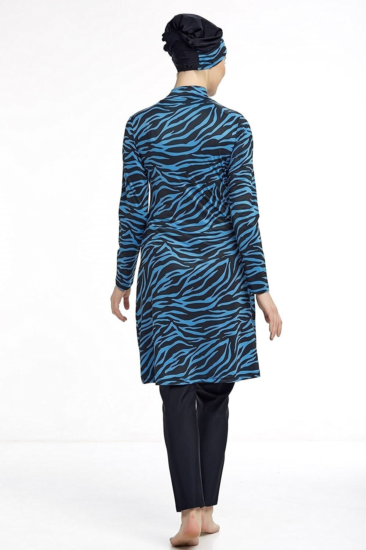 Adasea Maresiva Likralı Tesettür Mayo Siyah