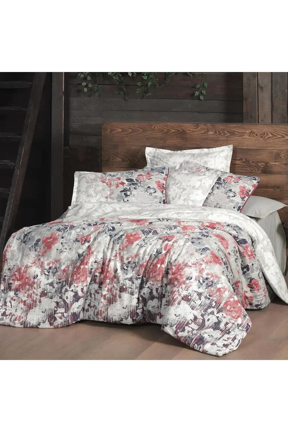 Margaret King Size (Battal Boy) %100 Pamuk Flanel (Pazen) Nevresi