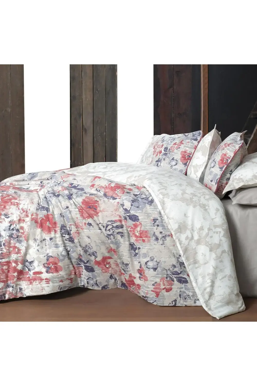 Margaret King Size (Battal Boy) %100 Pamuk Flanel (Pazen) Nevresi