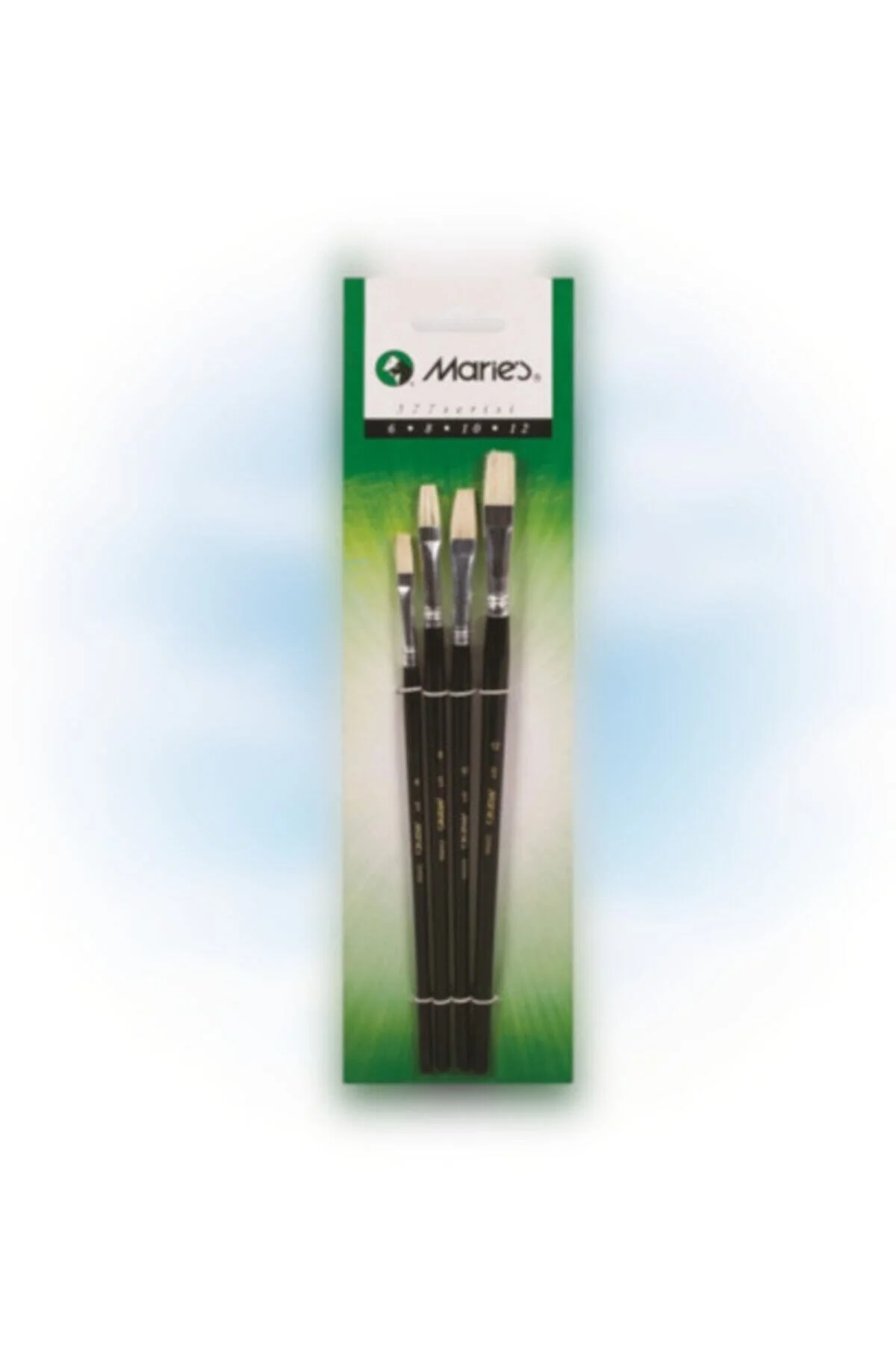 Maries Martol Fırça Seti Yağlı Ve Akrilik Boya Fırçası 6-8-10-12 