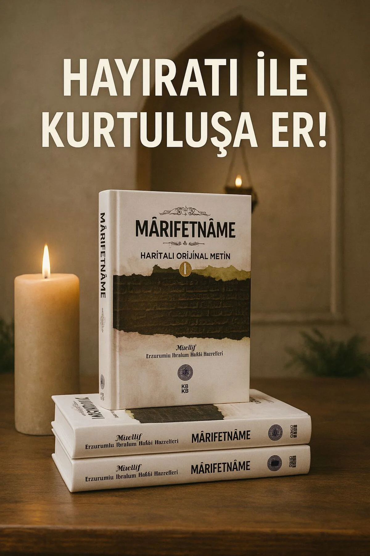 marifetname erzurumlu ibrahim hakkı 3 cilt takım orjinal tam meti