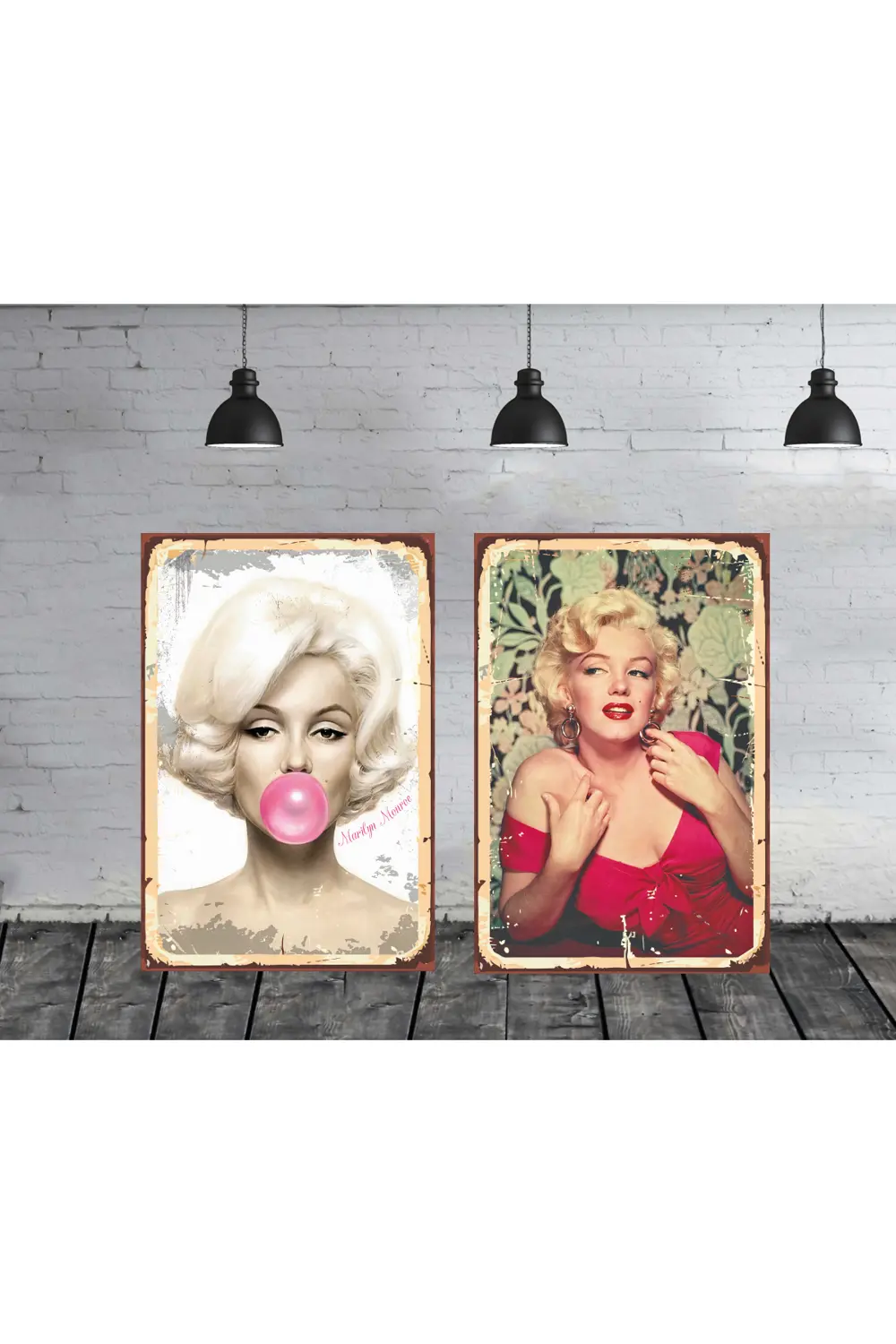 Marilyn Monroe Tasarımlı 2 adet 20 x30 CM Adet Ahşap Tablo 115 Fiyatı, Yorumları ve Özellikleri