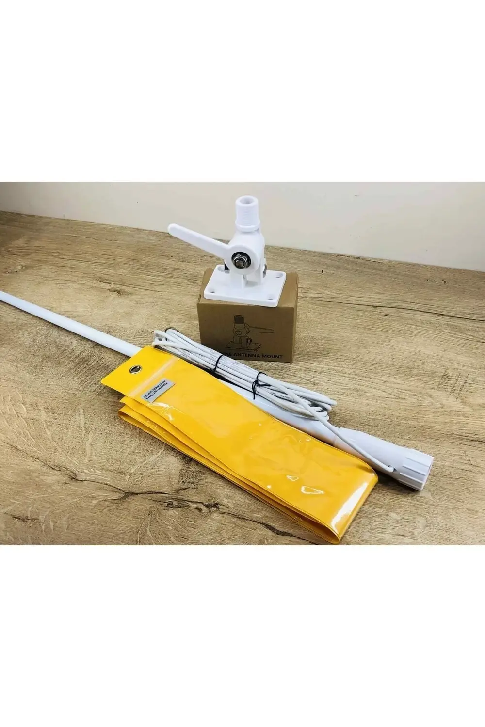 Marin Band Beyaz Fiber Anten VHF Bandı Deniz Telsizi Anteni 110 S