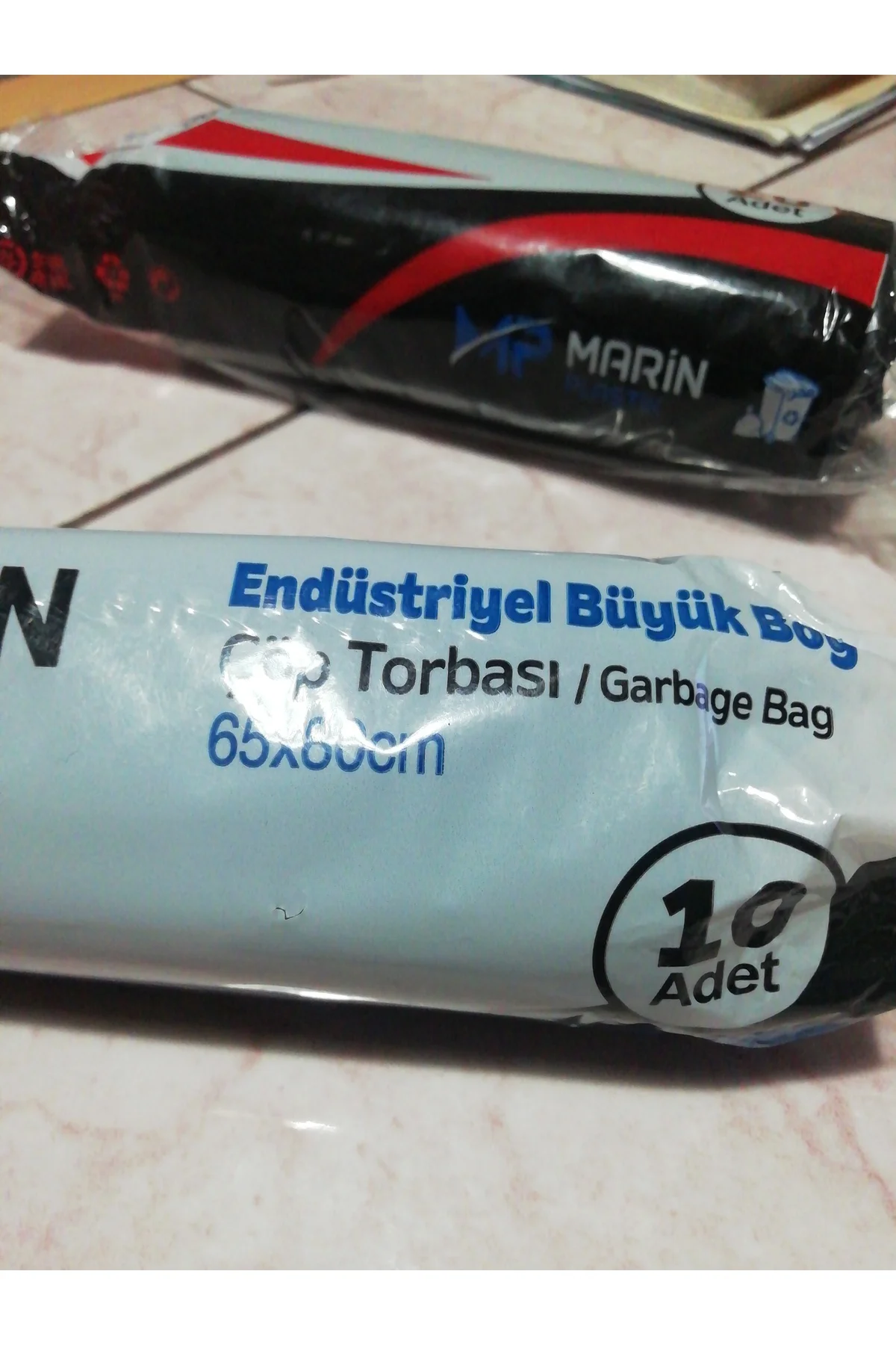 Marin Büyük Boy Çöp Torbası 50 Adet