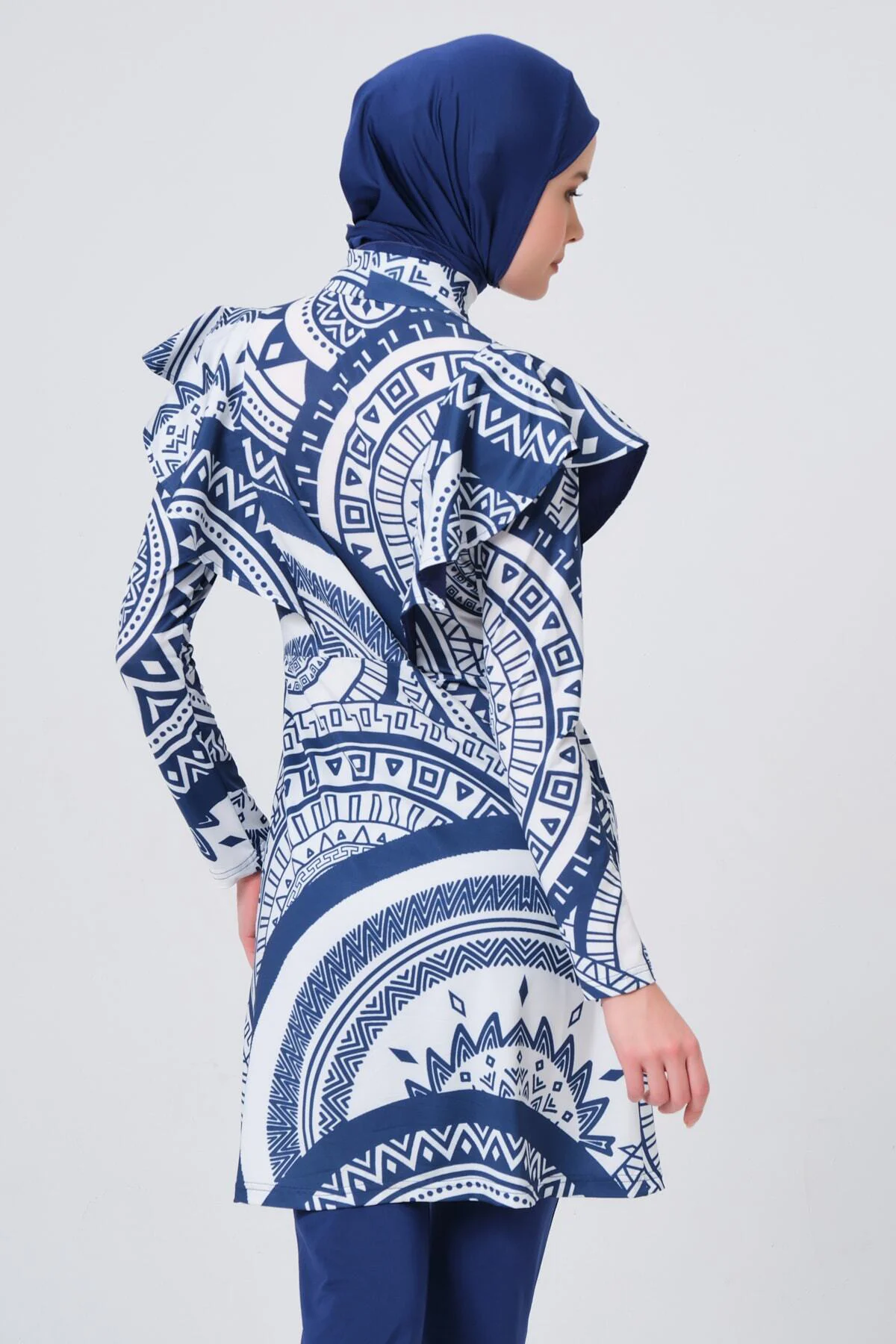 Marina Volan Detaylı Tesettür Mayo