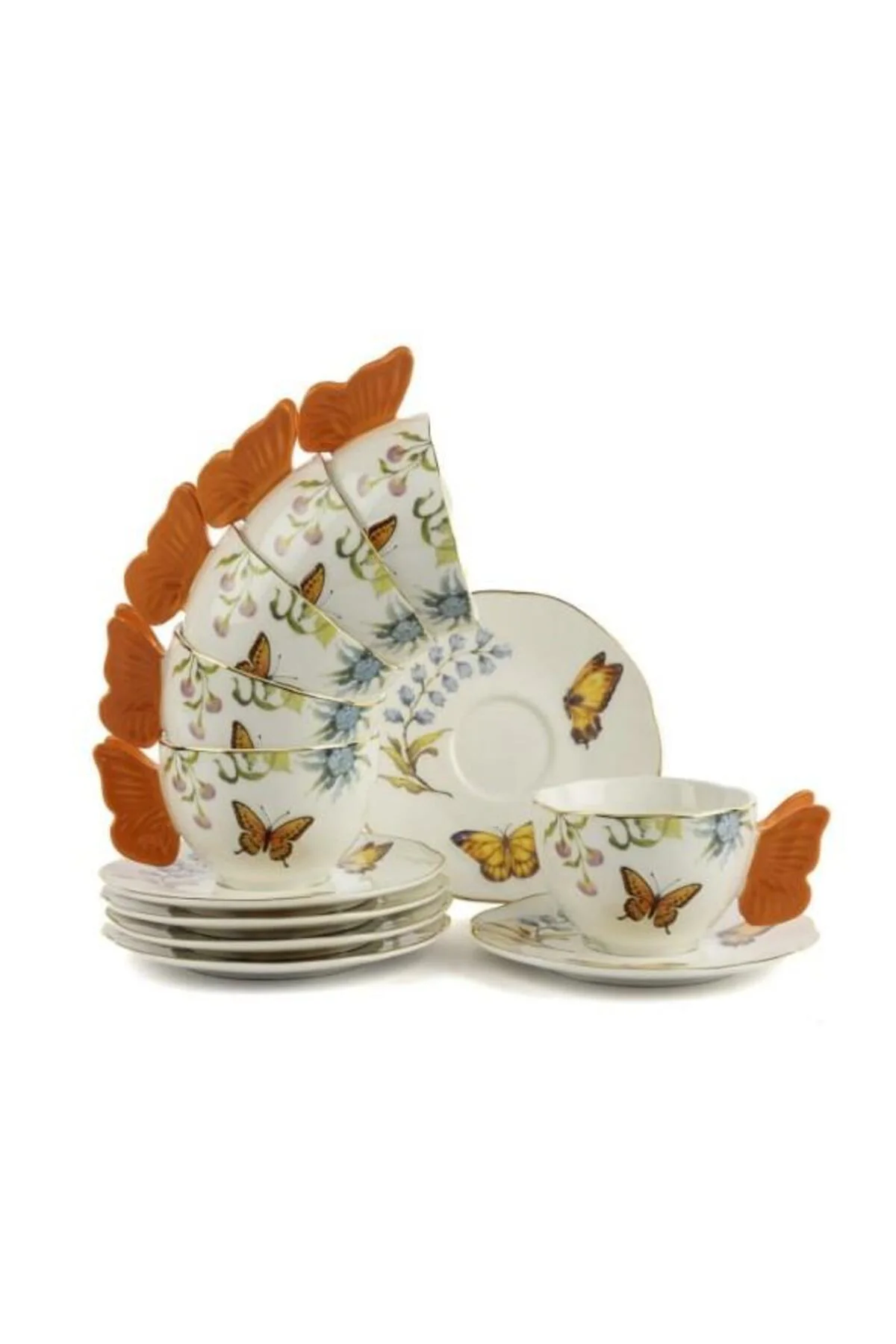 Mariposa 6lı Kahve Fincanı Seti 120cc P374.101210