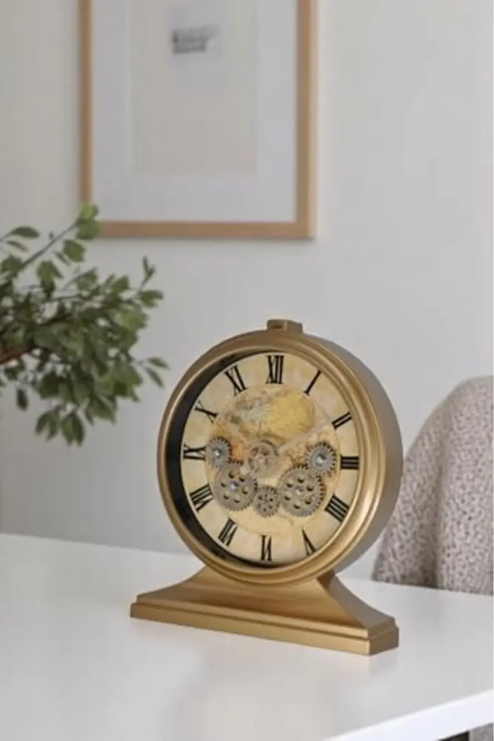 Mark Premium Serisi Modern Kadranlı Döner Çarklı 32x28 CM Ev ve O